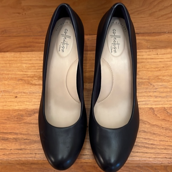 Clark Ultimate Comfort Collection Adriel Viola Shoes, NAVY, size 9.5M - Picture 9 of 14